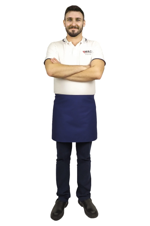 Tumesinine köögikindel 40 cm pikk.