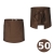 Pruun baarmenikate 50 cm pikk.