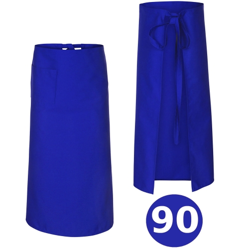 90 cm pikkune sinine köögikittel