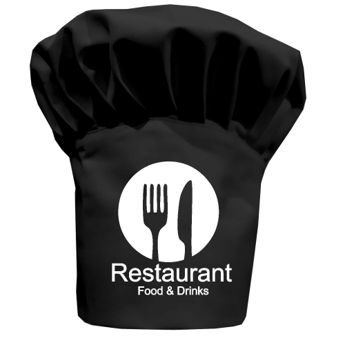 Köögimüts Restaurant Food&Drinks sinu tekstiga
