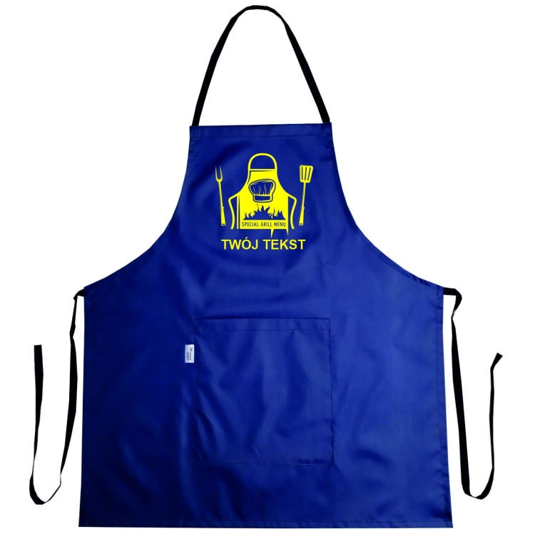 Veekindel 'Grill Menu' graafikuga aproon