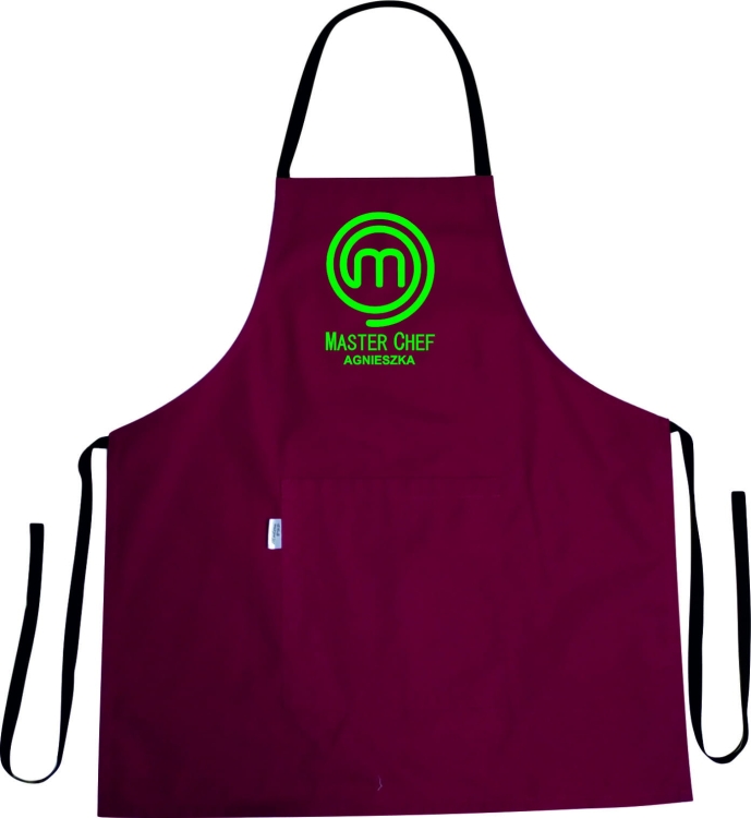 Nimi ja perekonna nimi trükk köögikitlele MASTER CHEF