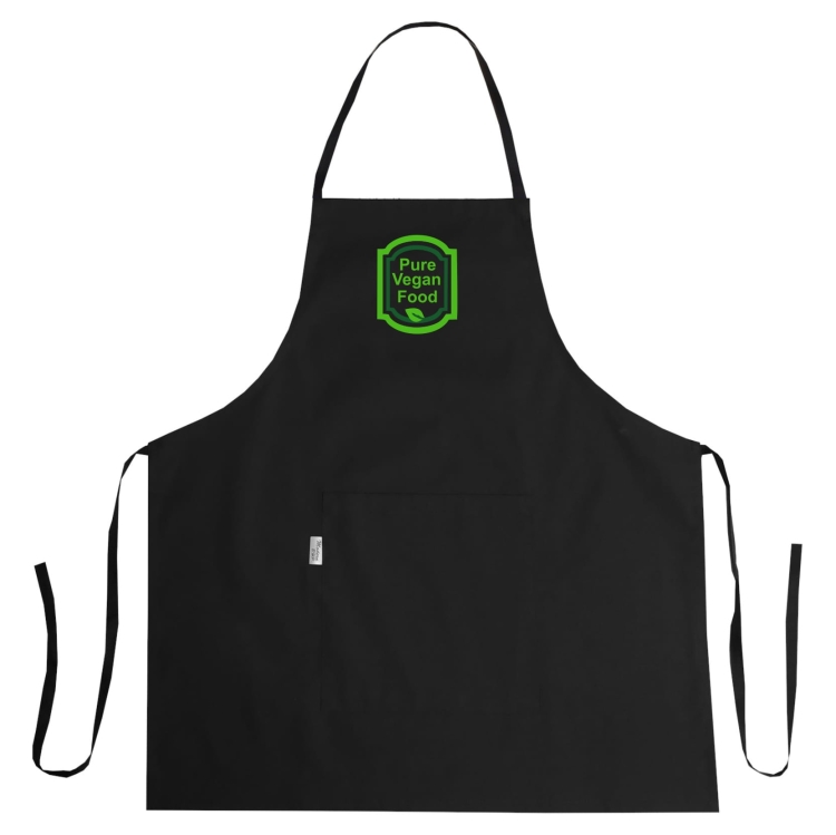 Köögimüts 'Pure vegan food' logoga