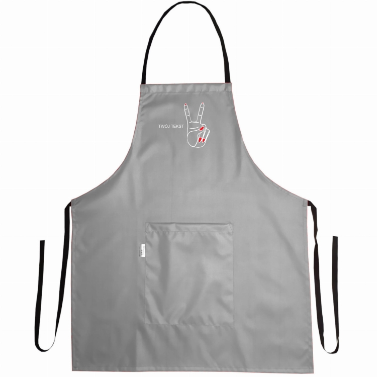 Kosmetyczny fartuch z grafiką 'Twoja stylistka' i Twoim tekstem