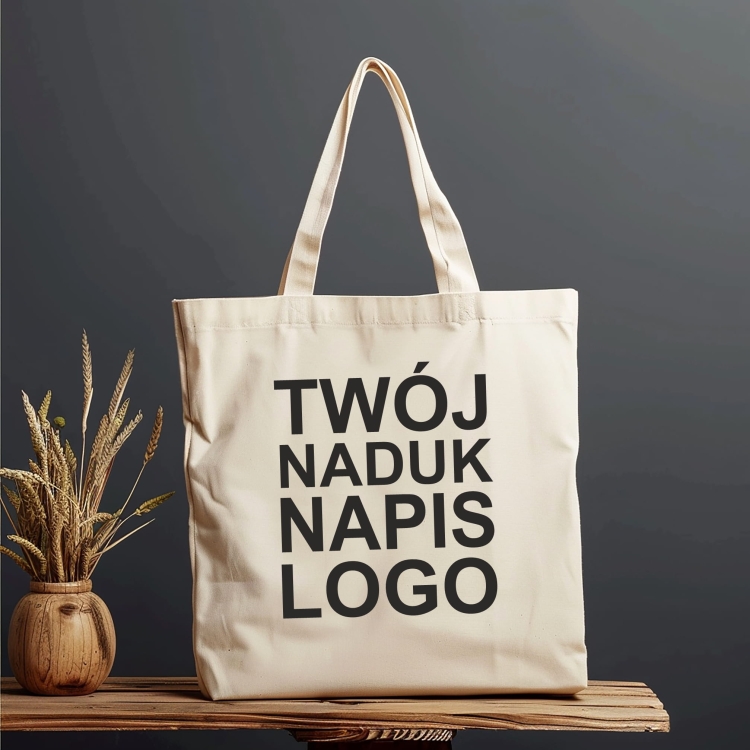 Torba na zakupy bawełniana do dekorowania