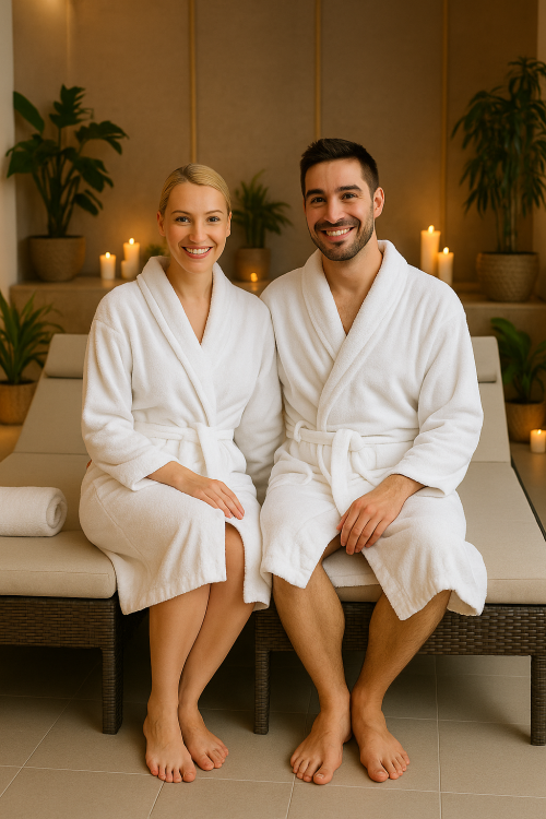 Mugav prestiižne hotellikampsun puuvillast.
