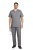 Komplet medyczny męski CLINIC w kolorze szarym