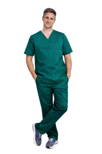 Meeste meditsiinikomplekt CLINIC meresinises värvitoonis