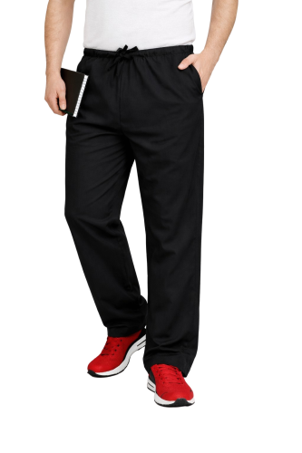 Męskie spodnie medyczne CLINIC w kolorze czarnym