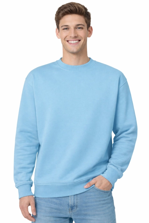 Jasno niebieska bluza sportowa męska z długim rekawem.png