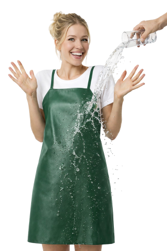 Fartuszek nieprzemakalny wodoodpormy ochrona przed wodą kolor zielony dla kobiet i mężczyzn.png