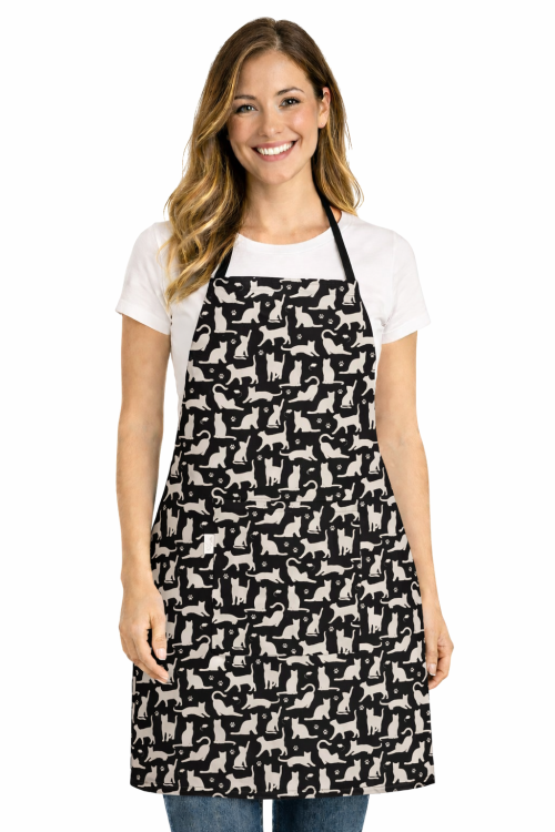 Fartuszek kuchenny z kieszonka wiązany z tyłu folklorystyczny W3.png