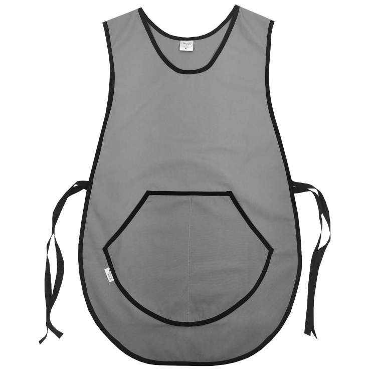 Fartuszek-kuchenny-kolor-szary-z-lamowka-i-kieszenia-mockup