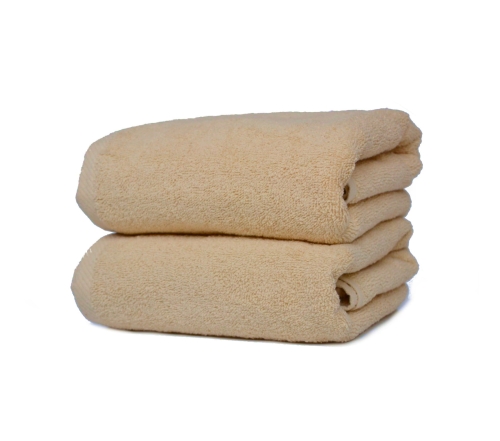 Ręcznik frotte 500 g/m² beżowy