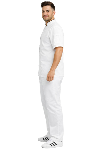 Zestaw gastronomiczny dla kucharza zapinany na napy