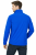 Kurtka męska softshell z kieszeniami zapinana na zamek kolor chabrowy widok z tyłu.png
