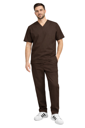 Komplet medyczny męski czekoladowy CLINIC SLIM