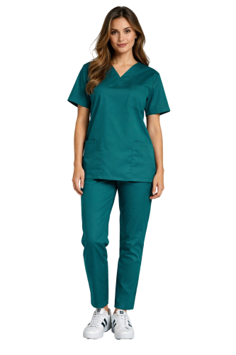 Komplet medyczny CLINIC w kolorze morskim