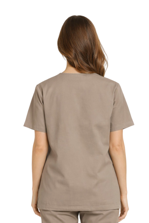 Medyczna bluza damska w kolorze cappucino