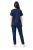 Medyczny komplet damski 100% bawełna w kolorze granatowym