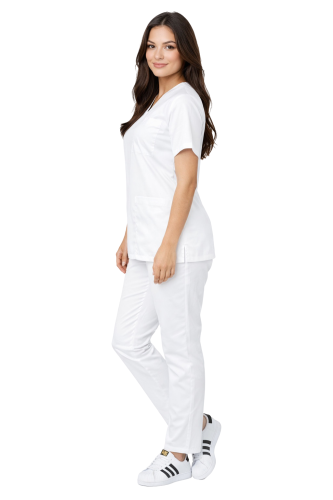 Biały komplet elastyczny medyczny COMFORT FLEX