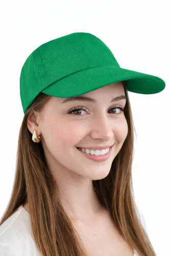 Czapka z twardym daszkiem kolor zielony.png