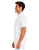 Bluza kucharska męska asymetryczna krótki rekaw kolor biały widok z boku.png